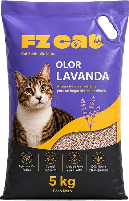 Bolsa de arena FZ CAT olor lavanda de 5 kg